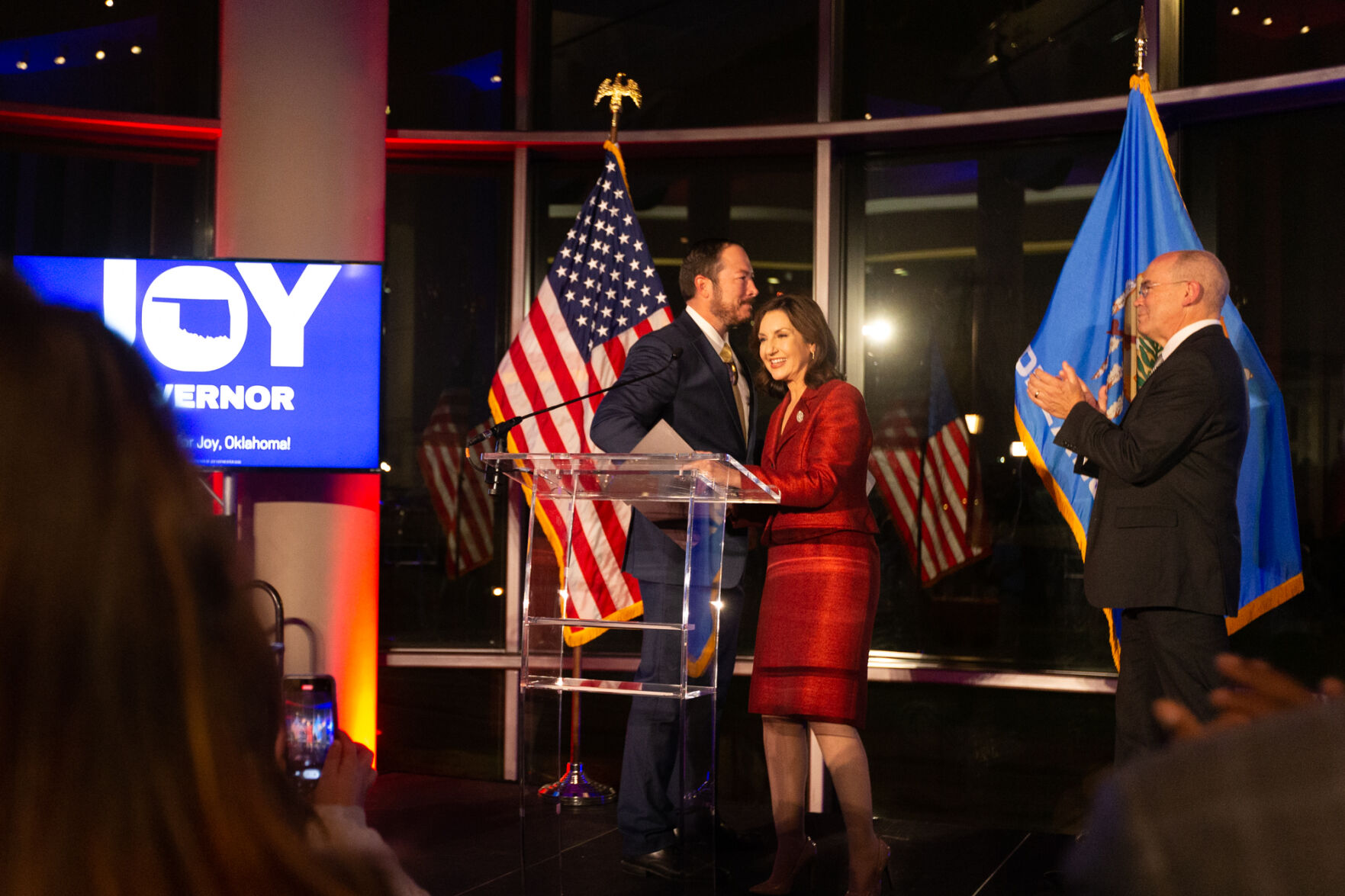 Joy Hofmeister and Bryan Warner